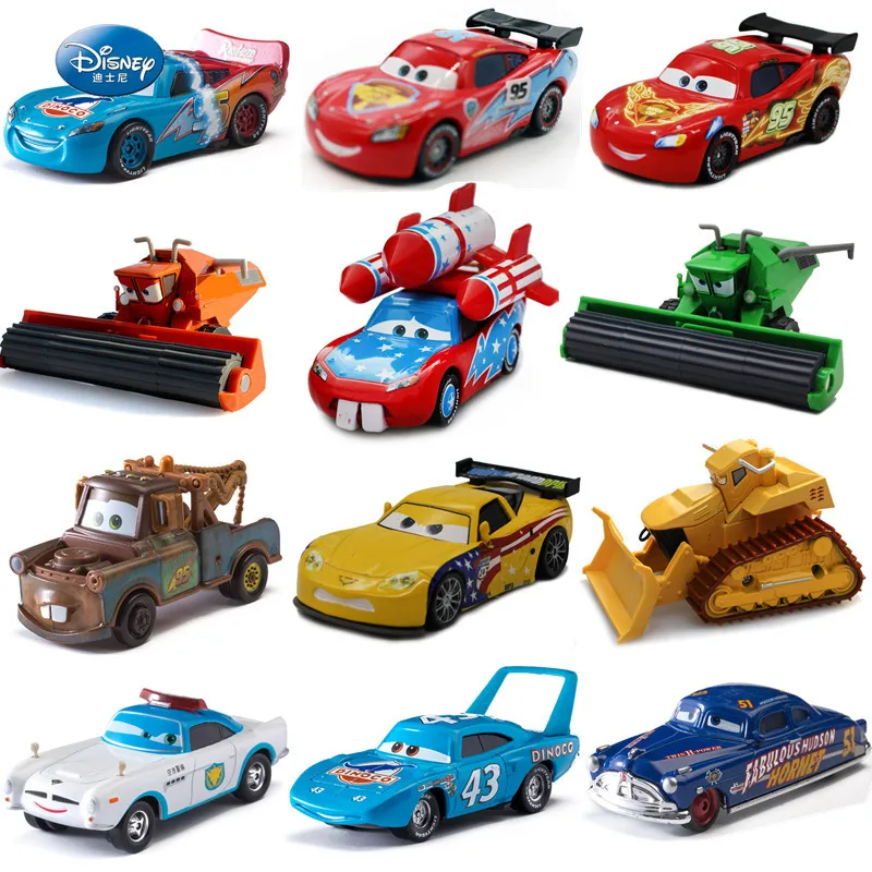 

Cars disney pixar 2 3 toys Lightning McQueen Matt Jackson Storm Ramirez 1:55 Alloy Pixar Car Metal Die Casting Car Kid Toy Gift