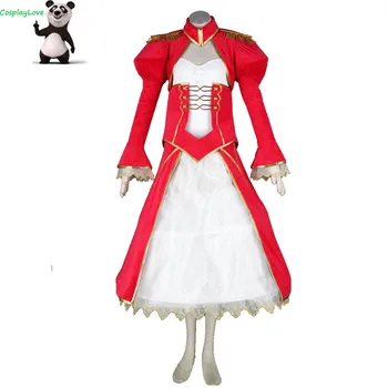 

CosplayLove Fate Stay Night Saber Red Dress Cosplay Costume For Christmas Halloween Party Stock