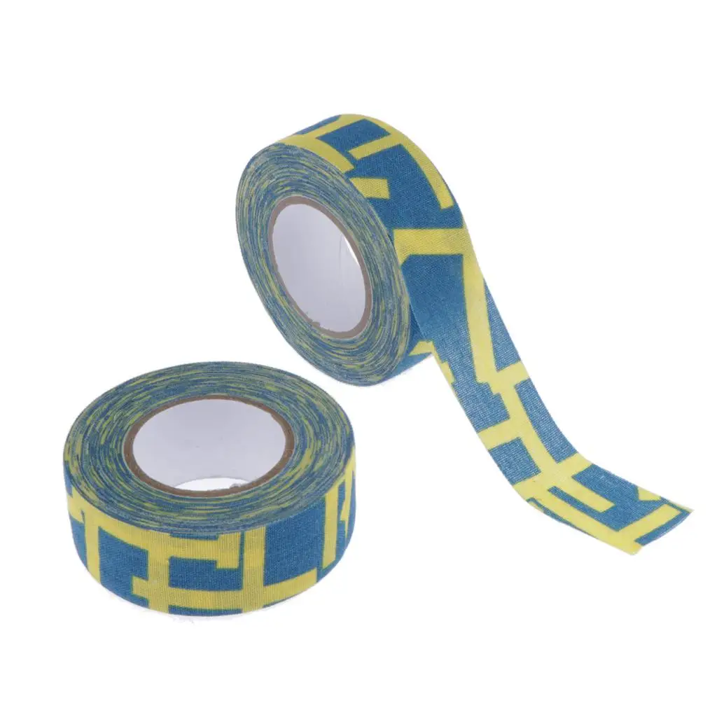 2 Rolls Wear Resistant Ice Hockey Stick Grip Handle Tape Wearproof Skid Resistance Grip 1000cm Set