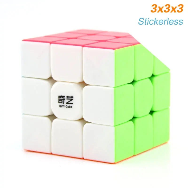 QiYi 2x2x2 3x3x3, 4x4x4, 5x5x5, волшебный куб, 2x2/oneplus 3/OnePlus x 3 4x4 5x5 Neo Скорость кубики Пазлы антистресс развивающие игрушки для детей подарок - Цвет: 3x3-Stickerless