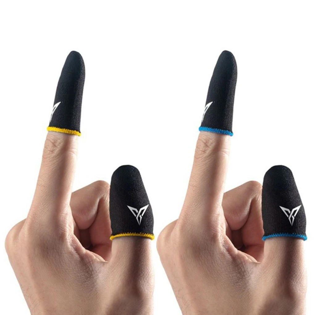 1 Pair Phone Gaming Fingertip Gloves Non-slip Breathable Nylon Mobile Sleeves for IPhone Xiaomi Huawei | Электроника