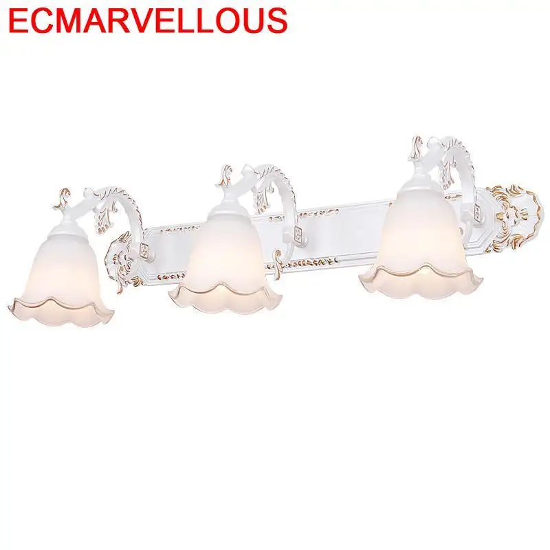 Lampara Kinkiety Coiffeuse Avec Miroir Badkamer Verlichting зеркало Aplique Luz сравнению светильник для дома Wandlamp настенный светильник