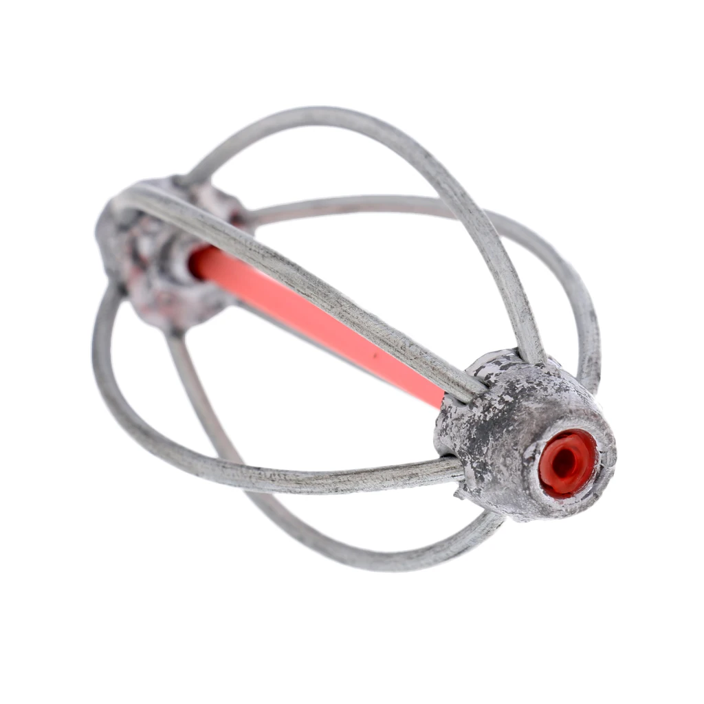 Carp Fishing Feeder 6 Wire Bait Thrower Fishing Tackle Lead Sinker 5cm 6cm 6.6cm