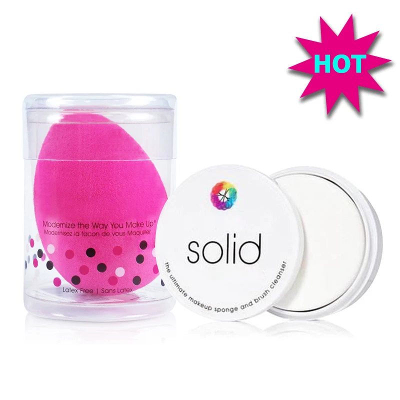 

Makeup Brush Sponge Tool Foundation Concealer Powder Sponge And Solid Free Match Cosmetic Puff Blush Brush Beauty Make up Kit