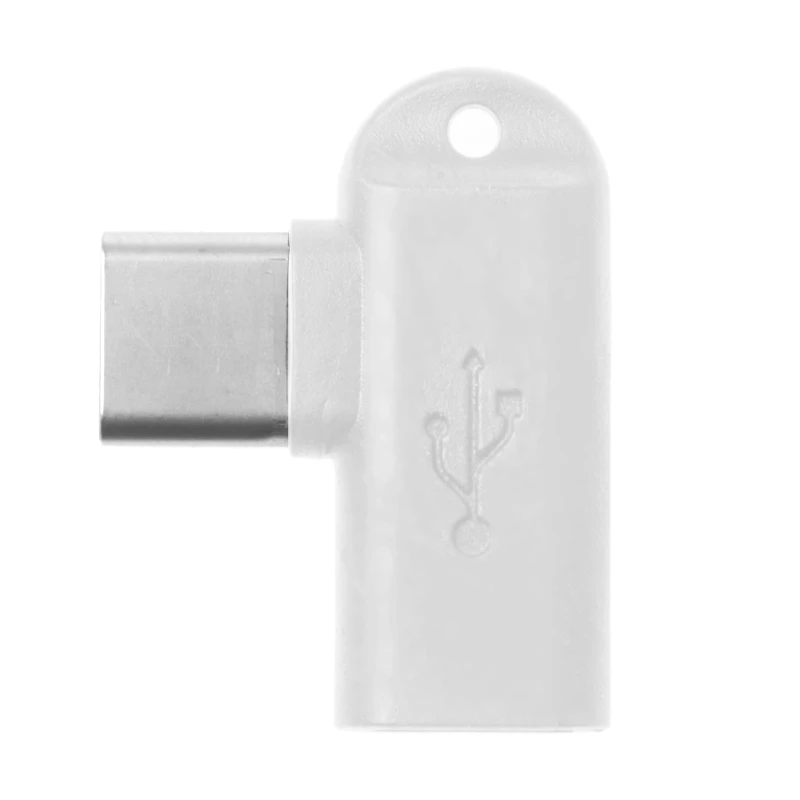 1 шт. 90 градусов Тип C штекер для Micro USB Женский адаптер синхронизации данных Зарядка конвертер - Цвет: 1