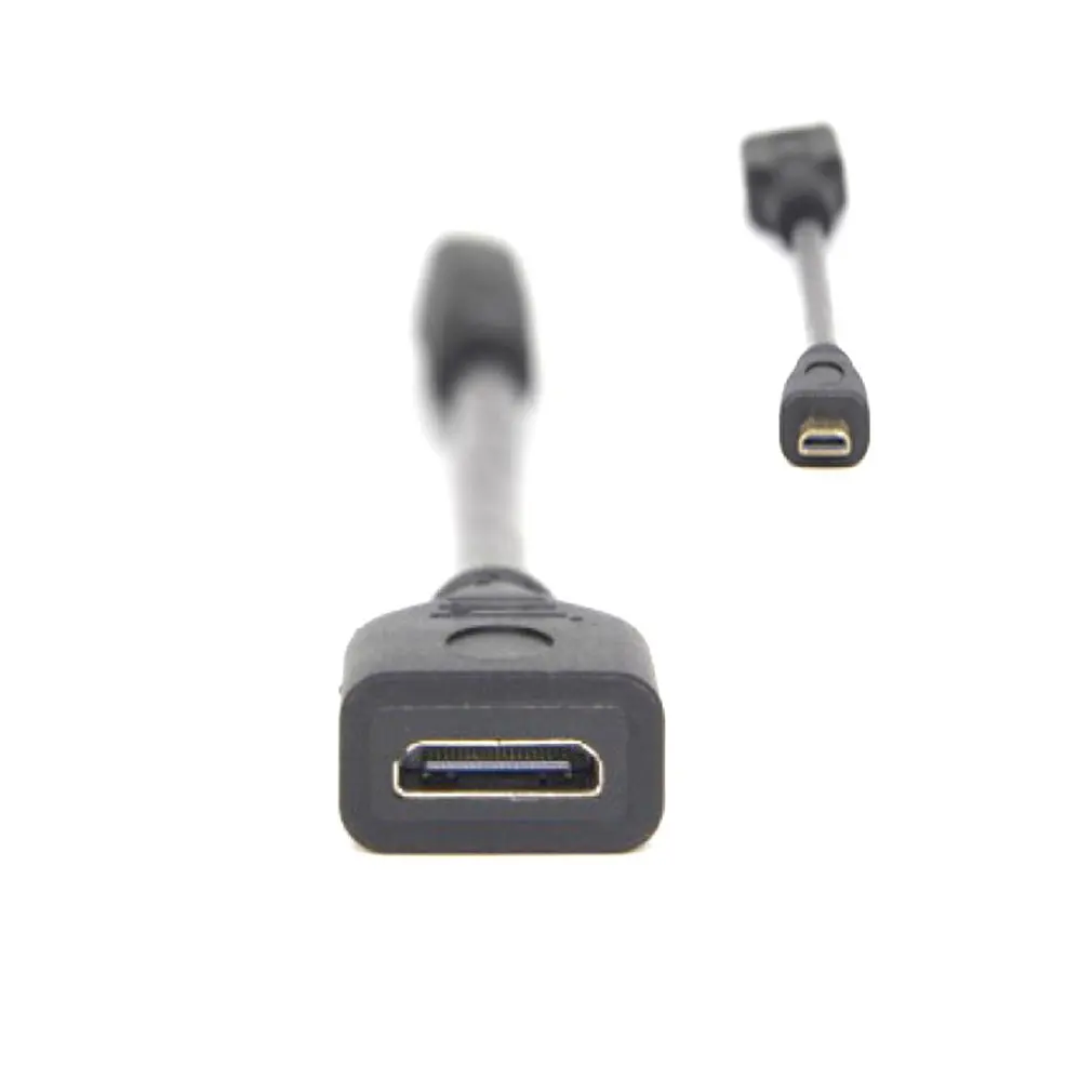 Микро HDMI тип D Папа к A женский кабель адаптер конвертер-соединитель для