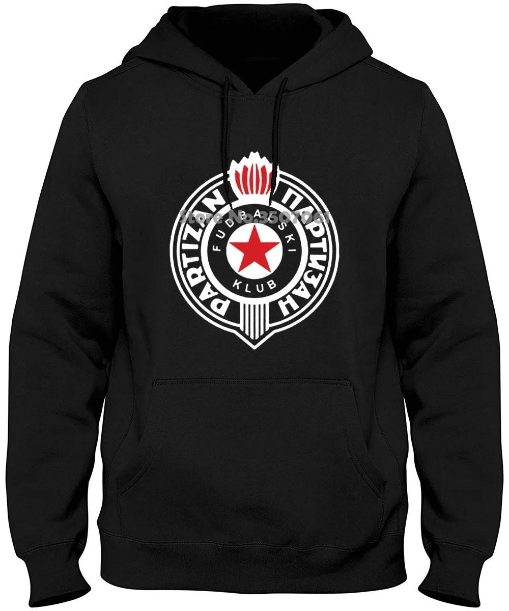 Брендовая мужская толстовка с коротким рукавом Fk Partizan Belgrade Soccerite Footballer