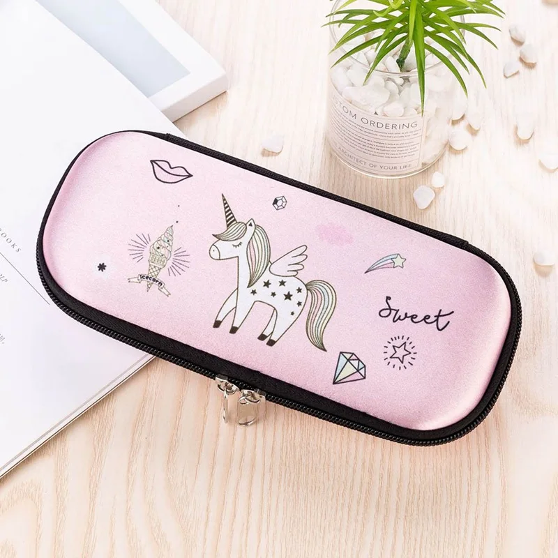LP Пенал ЕВА школьный Футляр лапики Единорог милые Lapiceras Estuche Escolares Чехлы Trousse Scolaire стиль - Цвет: LP