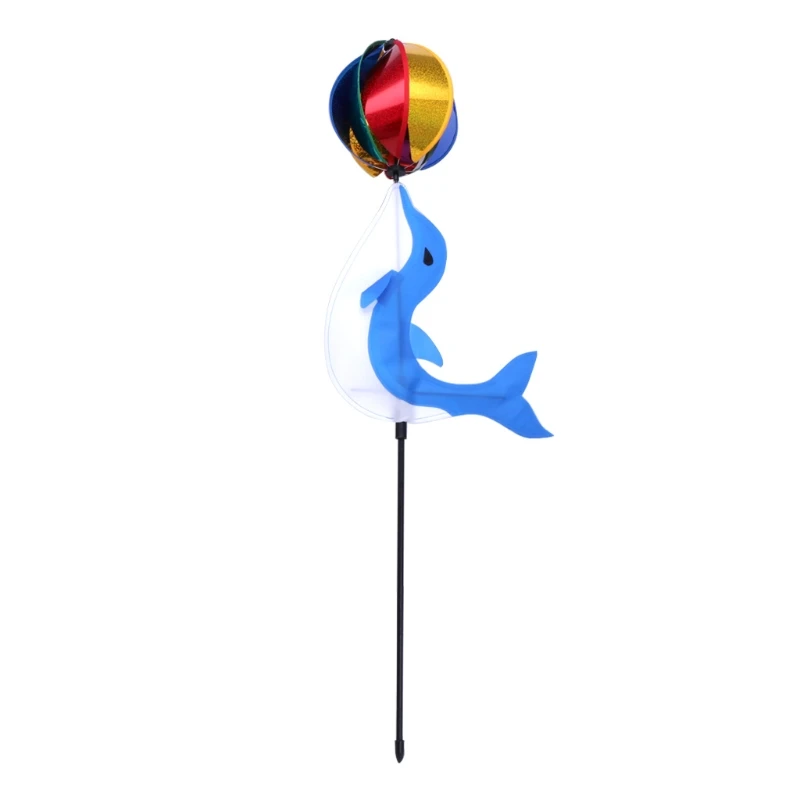 Радуга ветер Спиннер красочный ветряная мельница милый мультфильм животных Winnower детская игрушка