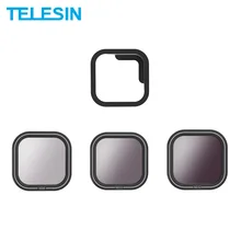 Telesin nd8 nd16 nd32 filtro magnético conjunto protetor de lente filtro nd para gopro hero 8 preto ação câmera lente accessoreis