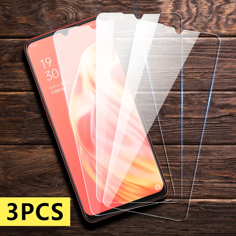 3pcs protective glass for oppo A91 F11 pro screen protector 9H oleophilic tempered fim for oppo reno 3 Z 2z 2F A5 A9 2020 glass