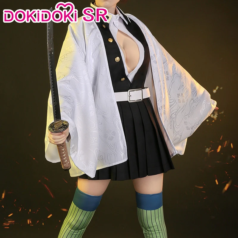 DokiDoki SR аниме демон убийца: Kimetsu без Yaiba Косплэй Kanroji Mitsuri костюм Mitsuri| |