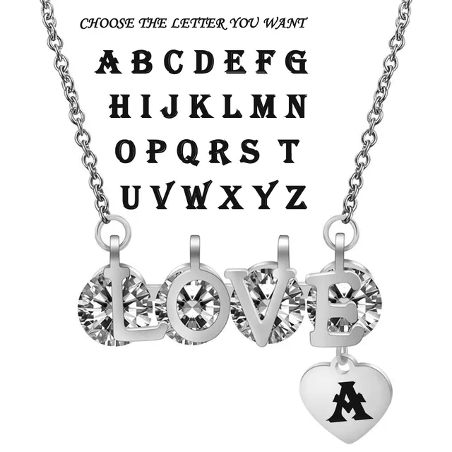 love silver letter-1