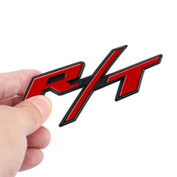 

3D Car R/T RT Metal Stickers For Dodge Challenger Charger Ram Caliber Journey Caravan Chrysler Accessories Trunk Emblem Badge