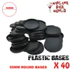 Round bases for Gaming Miniatures and wargame bases 40 x 50mm bases 1