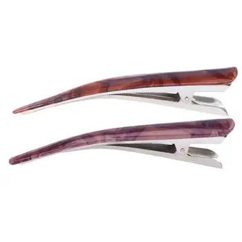 

2pc Duckbill Hair Clips Non-Slip Chic Strong Tension Hair Dye Clips Hair Salon Claw Barrettes For Haircut Styling Tools