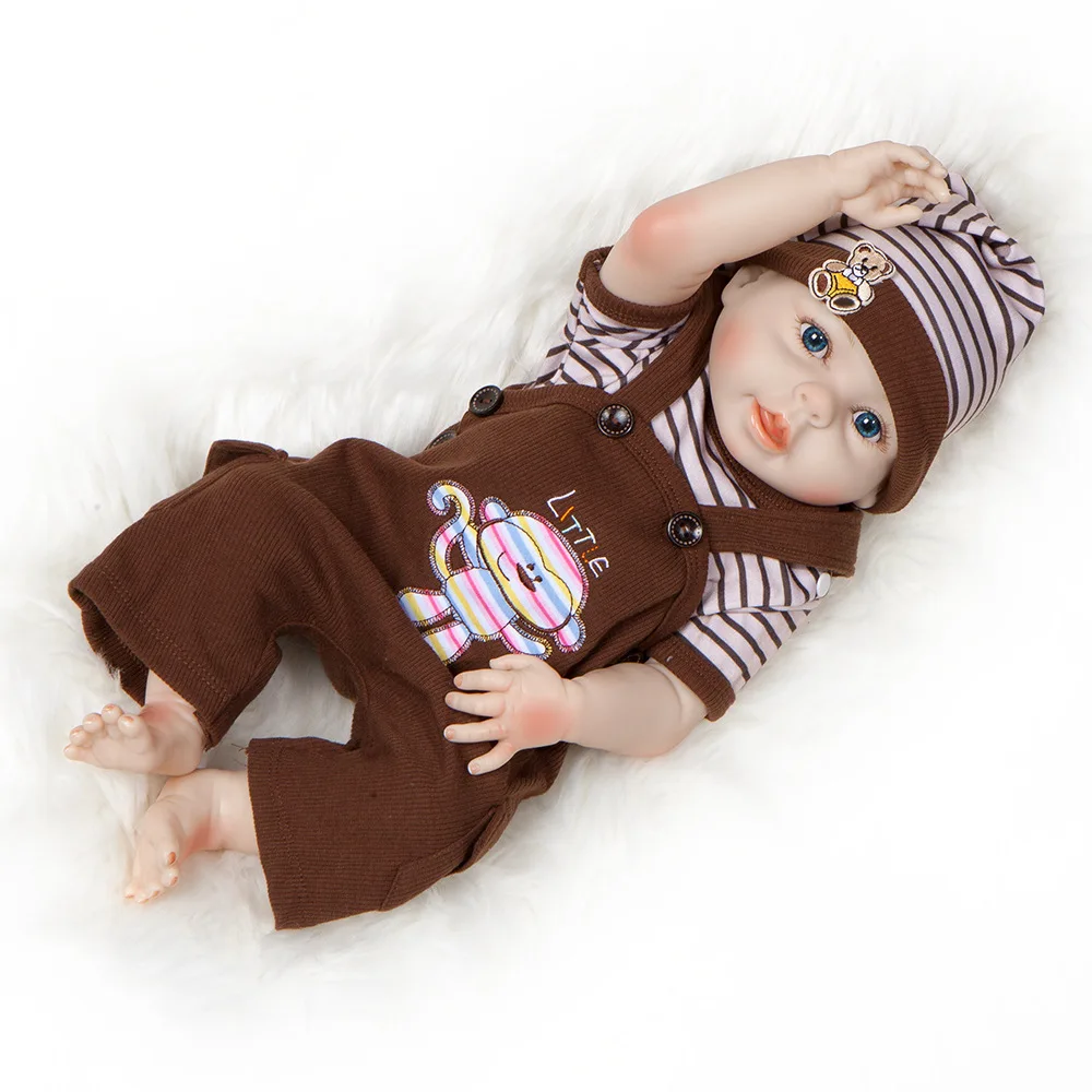 Pickwoo, 48 см, кукла-Реборн, Реалистичная, живая, Brinquedos, Bonecas, кукла для мальчика, Реалистичная, сверхъестественная, кукла, подарки на год, малыш, Playmate - Цвет: C