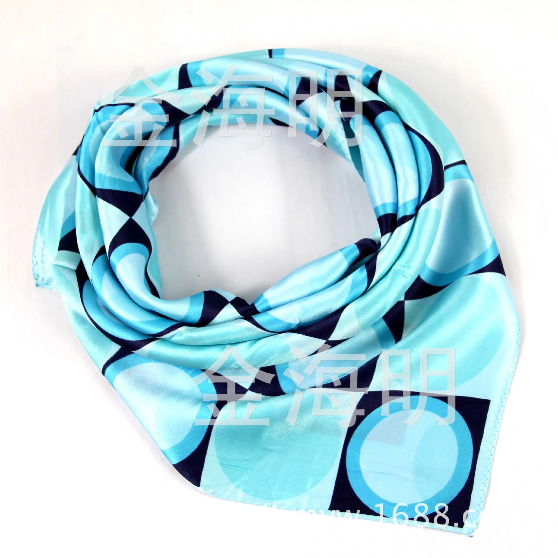 Winter New Fashion Square Scarves Men's Sunscreen Simulation Silk Scarf 60*60 Satin Men's Luxury  Masks  Scarf Mask For Man men's scarves