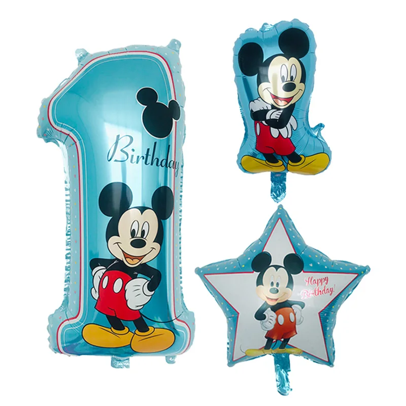 Микки и Минни Маус серии комплект надувные шары mickey Мышь вечерние globos День Святого Валентина день детей день рождения вечерние украшения Детские воздушные шары оптом