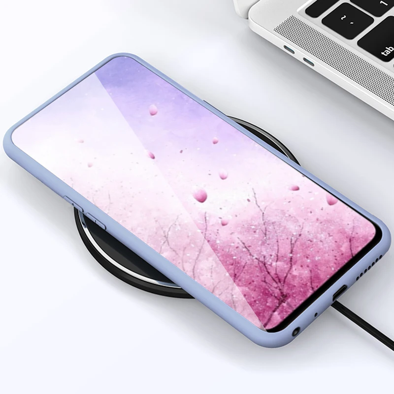 Ультратонкий Мягкий чехол для OPPO A52 A72 A92 A92S A93 A53 A33 A32 гладкий жидкий силиконовый