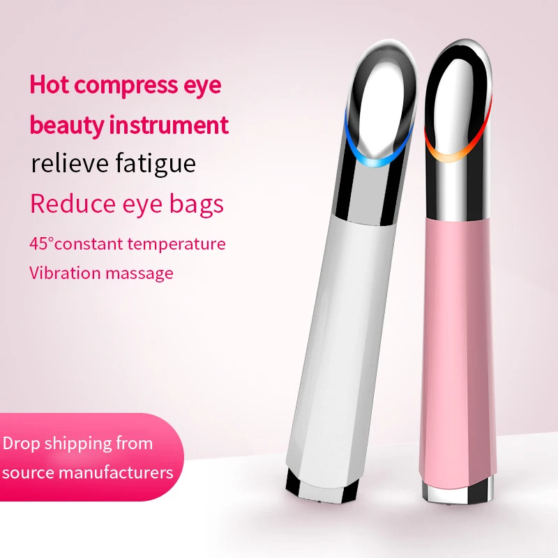 

Fashion Eye Beauty Devices Pen Shape Face Massager Roller Facials Vibration Machine Warm Eye Care Tools for Beauty and Health