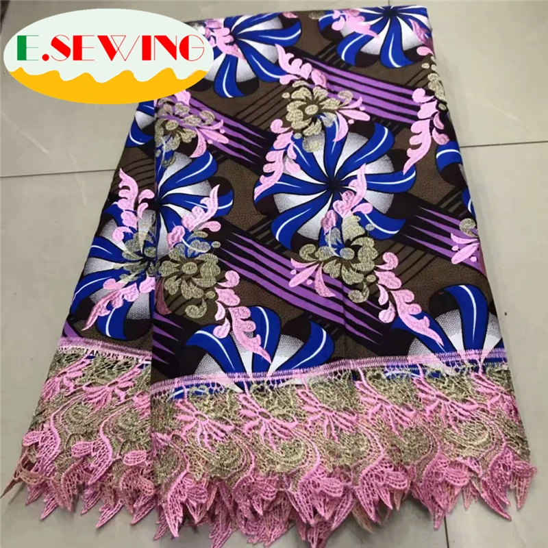 Хлопковые восковые кружева ткань материалы Африканский Воск кружева настоящий голландский воск Настоящие Восковые принты кружева ткани для нигерийских Платьев S