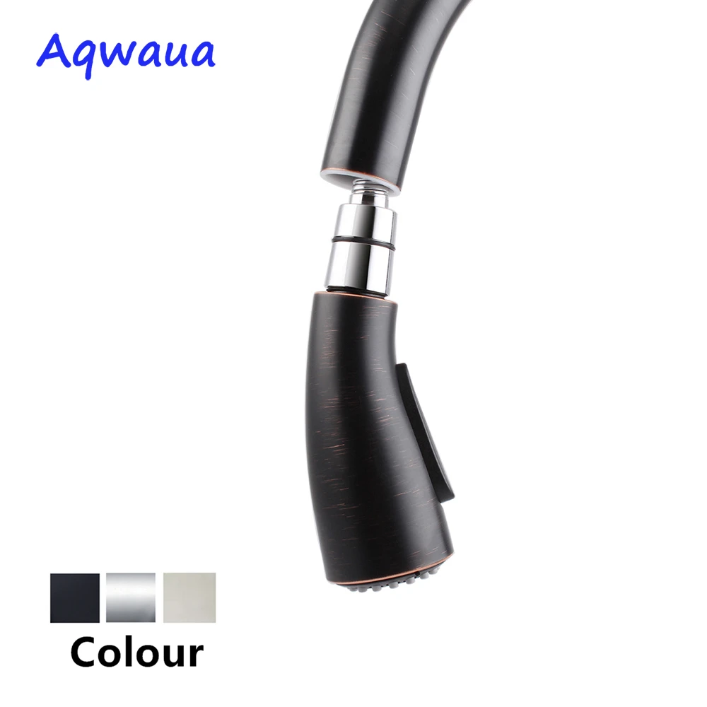 Aqwaua High Quality 2 Function Modes Kitchen Sprayers Kitchen Shower Head Pull Out Spray Kitchen Faucet adapter ORB Tap Filter
