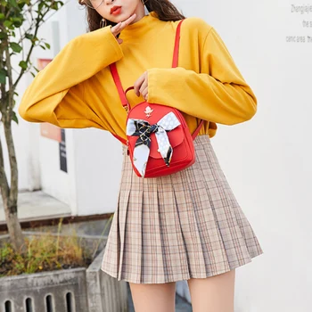 

PU Leather Zippered Umbrella Casual Women Backpack With Handle Travel School Shoulder Bag Fashion Shopping Adjustable Straps