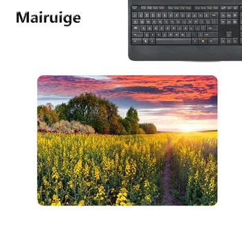 

Mairuige beautiful flower mouse pad, as a desktop computer office gaming desk pad keyboard pad, suitable for coso