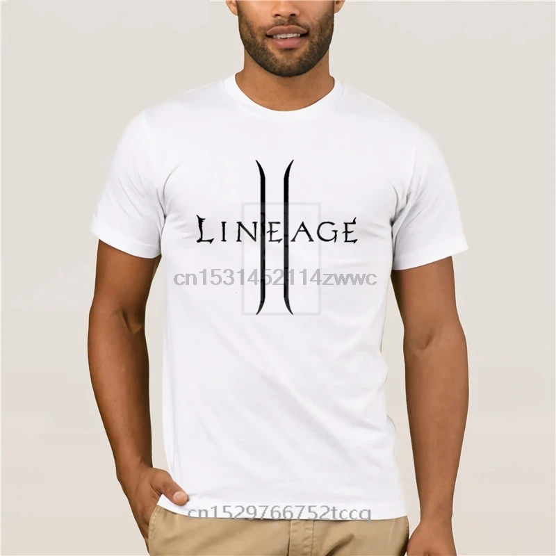 Мужская футболка Lineage 2 мужской топ с хаотическим престолом новый дизайн Новая