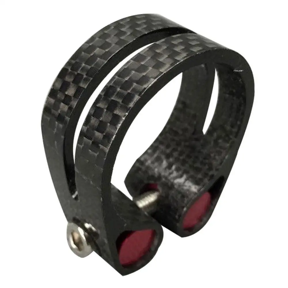 Carbon Fiber 3K Road MTB Mountain Bike Bicycle Seat Post Clamp Seatpost