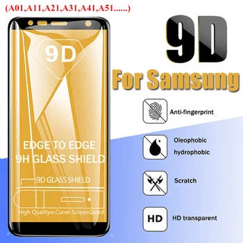 

50pcs 9D Tempered Glass Curved Film Full Cover Screen Protector For Samsung Galaxy A01 A21 A31 A41 A01 A51 A61 A71 A81 A91