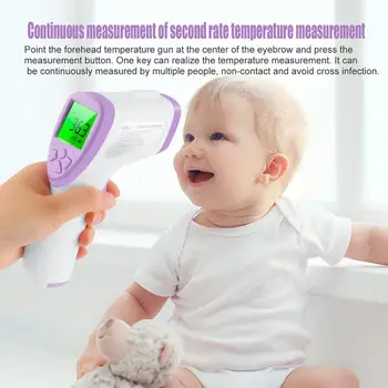 

1 Pcs Handheld Forehead Thermometer Non-Contact Infrared Thermometer High Precision Thermometer Industrial Temperature Meter