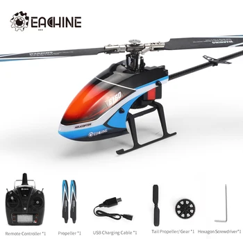 شراءطائرة مروحية Eachine E160 RC 6CH ثنائية قوية 1308 بدون فرشاة وذيل 1104 بدون فرشاة ثلاثية الأبعاد نظام 6G Flybarless RTF مع حقيبة ظهر