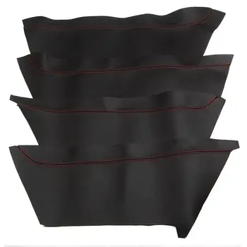 

Armrest Cover Surface Shell Trim Car Door Panel For Honda Civic 2016-2018. PU Leather Black 8pcs