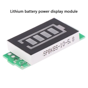 

1S/2S/3S/4S 4.2/8.4/12.6/16.8V Lithium Battery Packs Battery Capacity Indicator Meter Power Level Tester Module Display Board