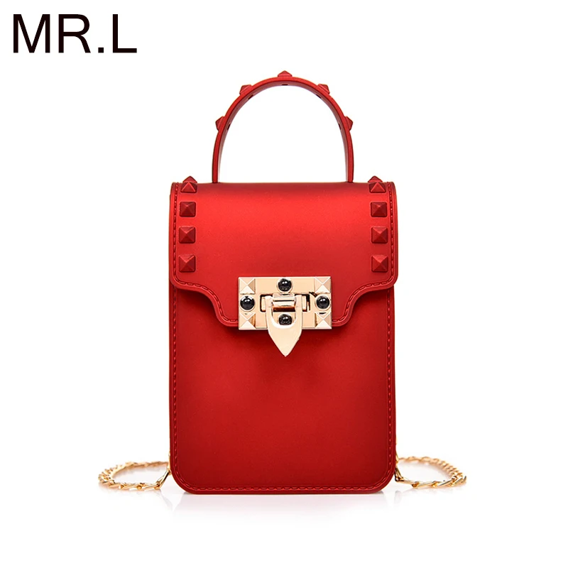 M R.L модные желейные сумки через плечо для женщин мессенджеры наплечная Сумочка с
