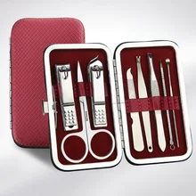 8 шт инструментов для ногтей набор зажимов Нержавеющая сталь ногтей ножницы, кусачки Резак Триммер ноготь для маникюра, ногти для ног "францзуский маникюр" MPwell