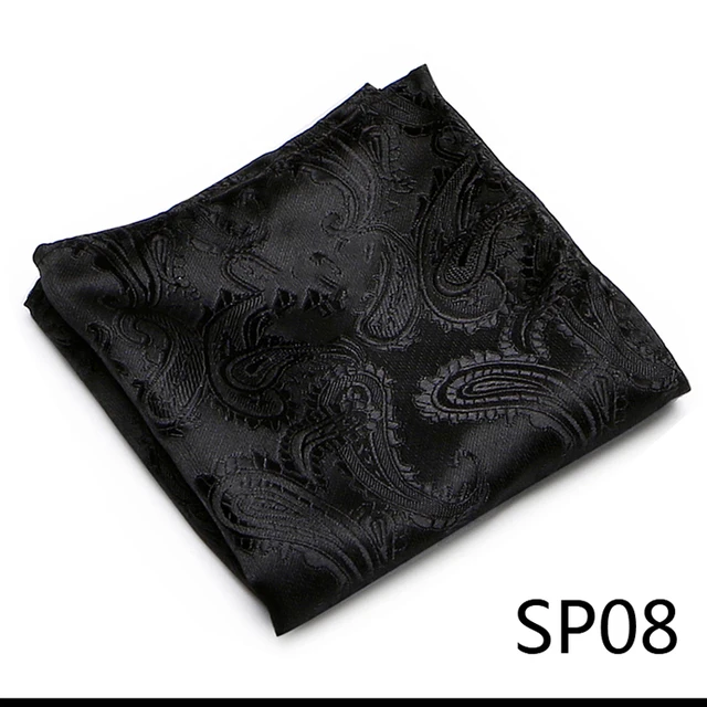 Newest style  Brand Factory Sale Top grade  Pocket Square Paisley Dropshipping Clothing accessories Memorial Day Fit Workplace SP08