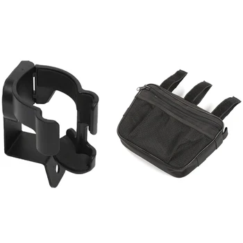 

2 Pcs for Suzuki Jimny 2019 2020 Car Accessories: 1Pcs Passenger Grab Handles Storage Bag & 1Pcs Car Mount Phone Holder