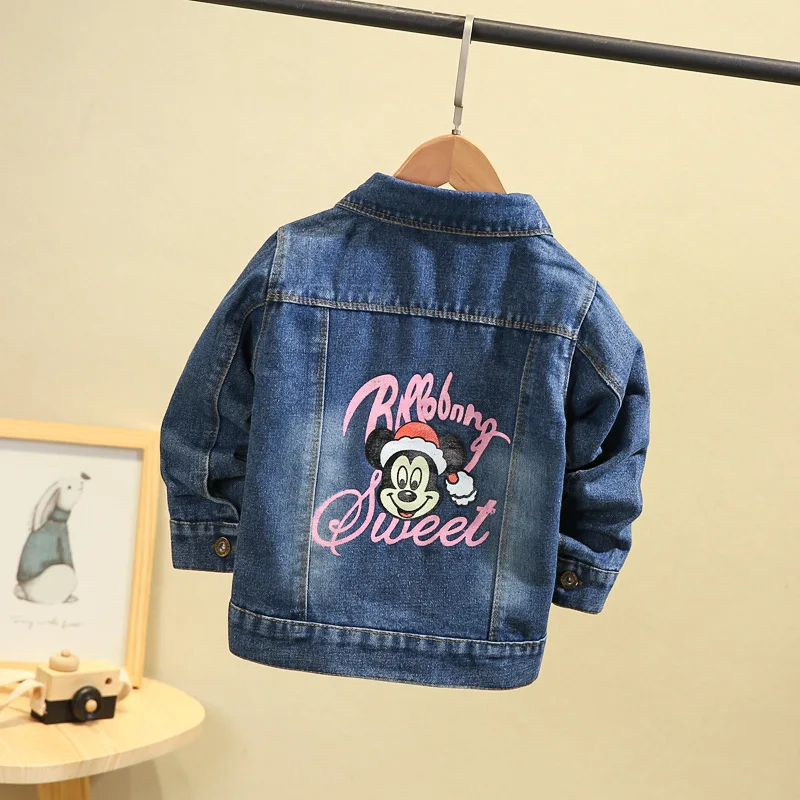 

Factory Price Direct Selling 2019 Foreign Trade Autumn New Style Children Jeans Coat Cartoon Fashion-Style Cowboy Long-sleeved C
