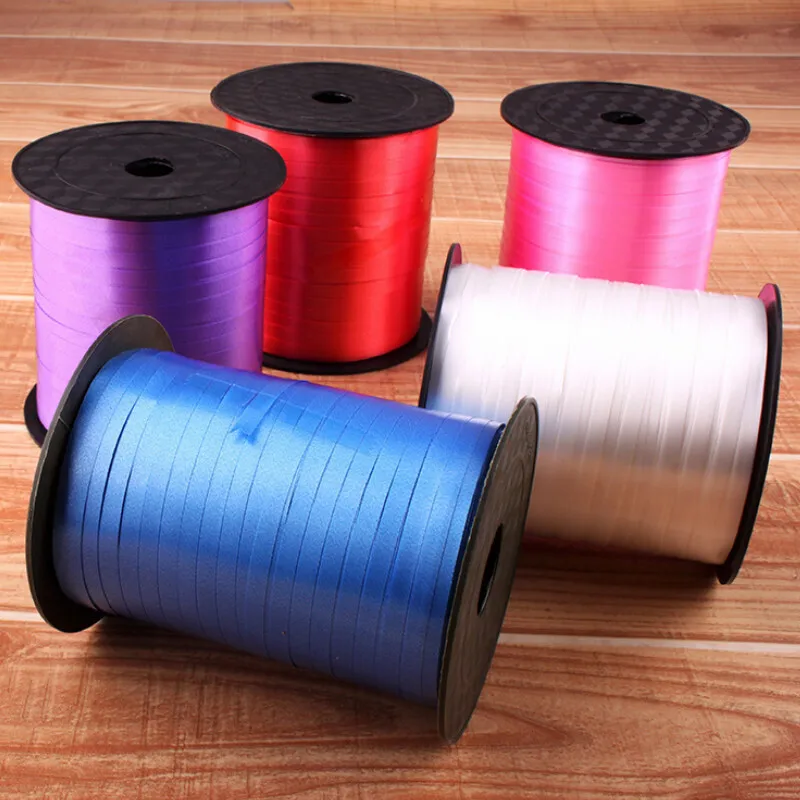 500 Yards Balloon Cable Ties Marriage Supplies PVC Plastic Tie Balloon Only Ribbon Plastic Ribbons 450 M Horizontal