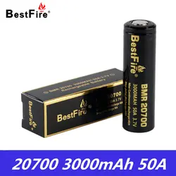 Батарея для вейпа оригинальная BestFire BRM 20700 батарея 3,7 V 50A 3000mAh перезаряжаемая литиевая батарея для электронной сигареты коробка мод