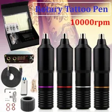 18 шт./компл. 10000 об/мин татуировка бровей Вращающаяся ручка мотор тату машина съемный картридж Иглы Постоянный Макияж Набор Профессиональный