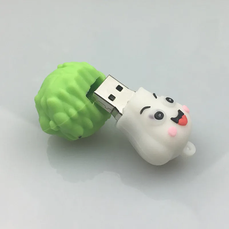 Мультяшный китайский капустный USB флеш-накопитель Usb флешки 32 Гб 64 128 МБ мини