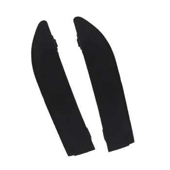 

2pcs Bumper Tow Hook Cover Trim For BMW X5 E53 2000-2003 Black Parts Durable