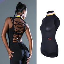 Новинка, костюмы для латинских танцев без рукавов, ремешки, ча Румба Самба Танго, Одежда для танцев, одежда для выступлений DQS2944