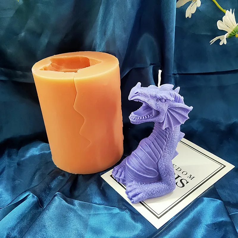 2023 Hot Sale Large Dragon Shape Silicone Mold Candle Mould Resin Concrete  Plaster Fantasy Style Dragon Tools - AliExpress