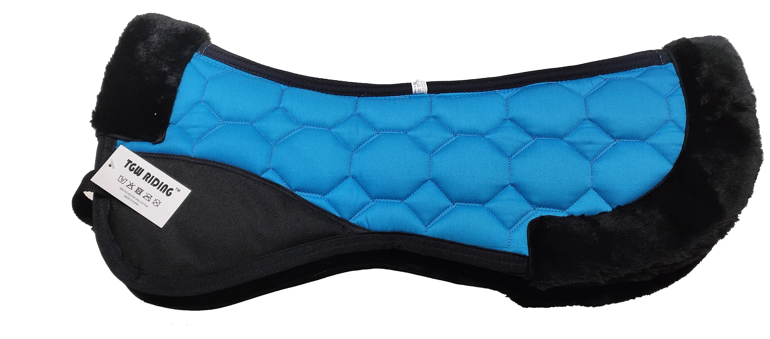 Riding Pad Cushioning Imitation Wool Saddle Pad Comfortable Soft (Wool) Supplies Horse Saddle