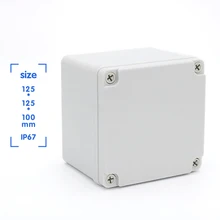 IP65 пластиковые провода распределительные коробки ABS водонепроницаемый инструмент чехол футляр для проекта Соединительный корпус крышка